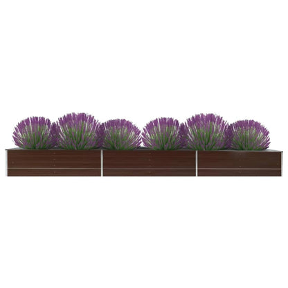 Garten-Hochbeet Verzinkter Stahl 480X80X45 Cm