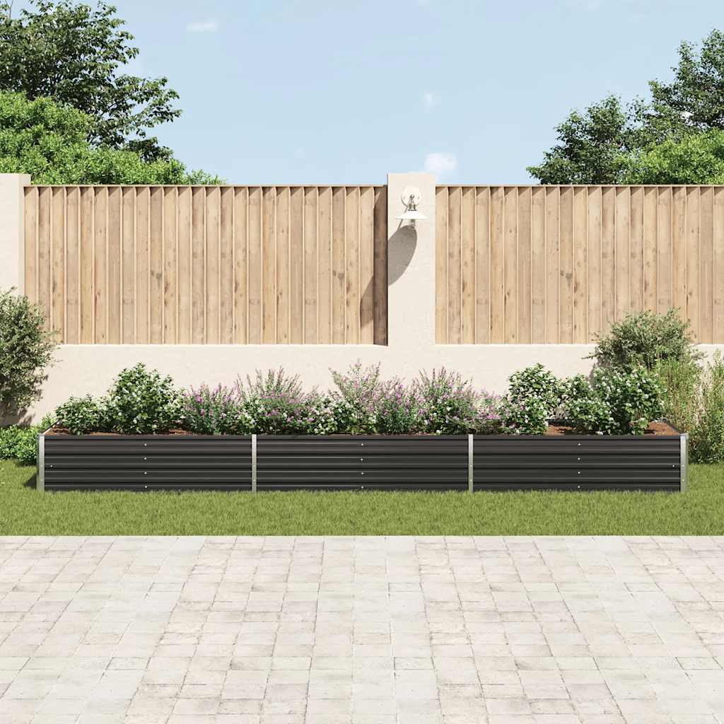 Garten-Hochbeet Verzinkter Stahl 480X80X45 Cm