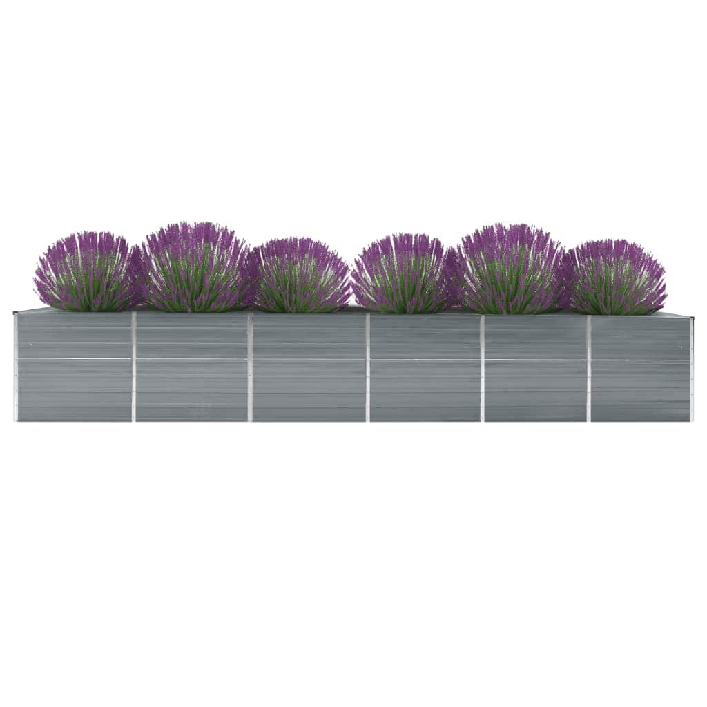 Garten-Hochbeet Verzinkter Stahl 480X80X77 Cm