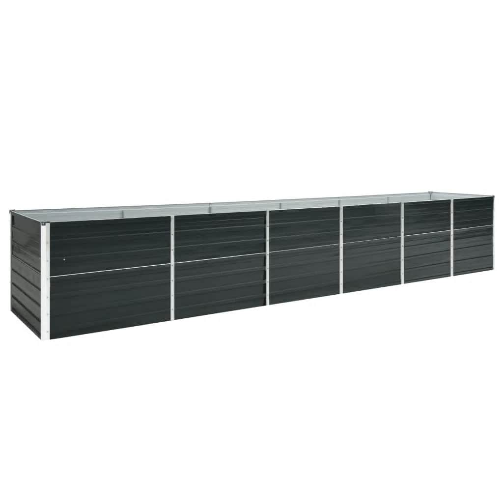 Garten-Hochbeet Verzinkter Stahl 480X80X77 Cm