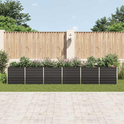 Garten-Hochbeet Verzinkter Stahl 480X80X77 Cm
