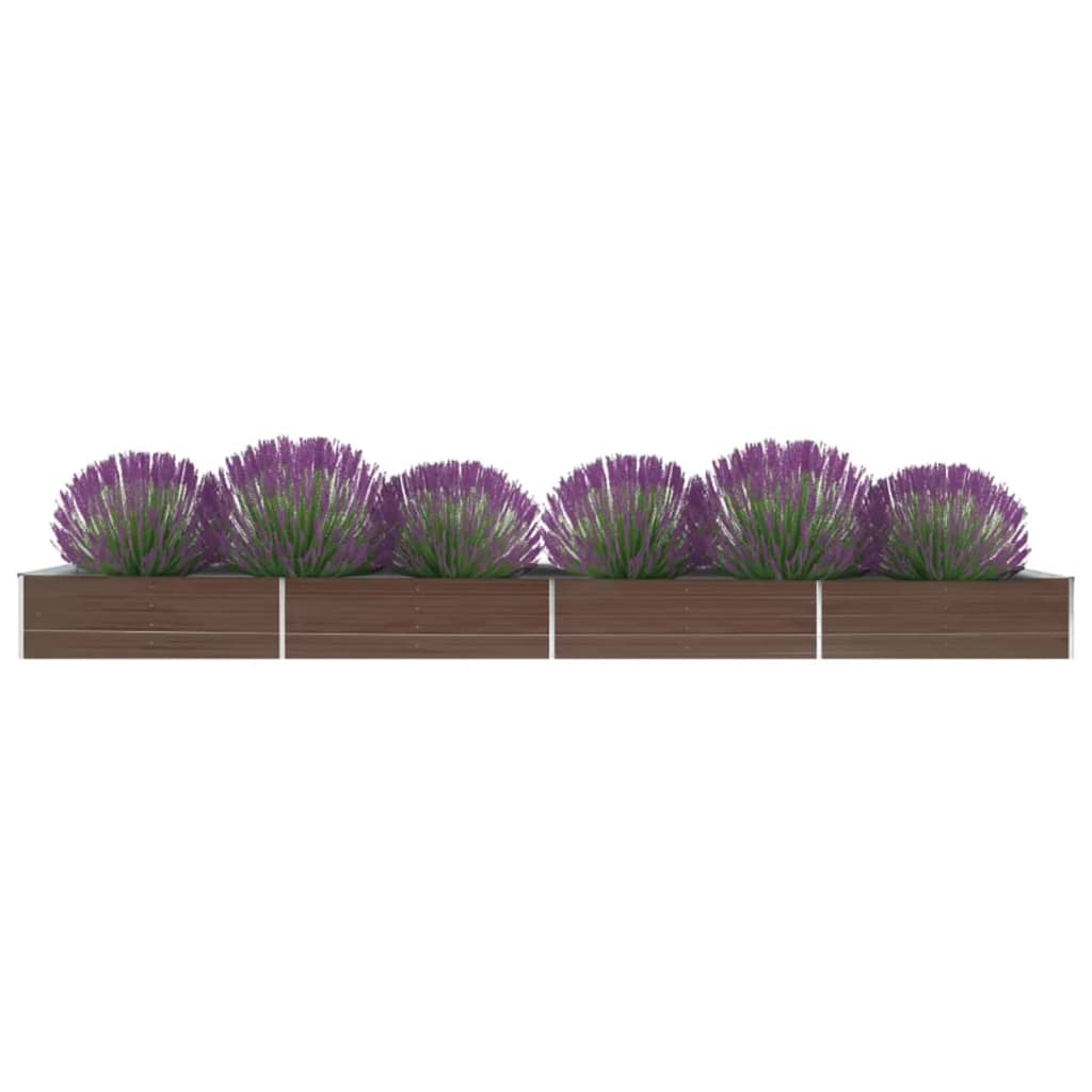 Garten-Hochbeet Verzinkter Stahl 600X80X45 Cm