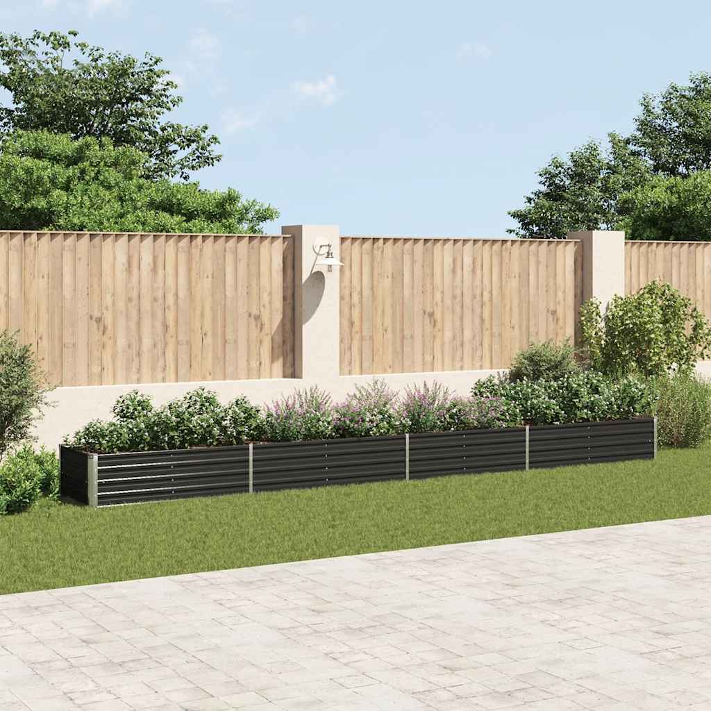 Garten-Hochbeet Verzinkter Stahl 600X80X45 Cm