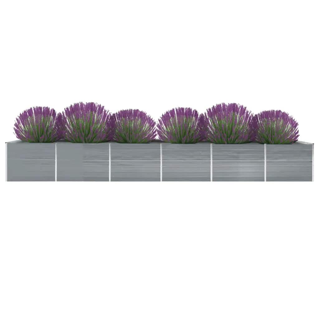 Garten-Hochbeet Verzinkter Stahl 600X80X77 Cm