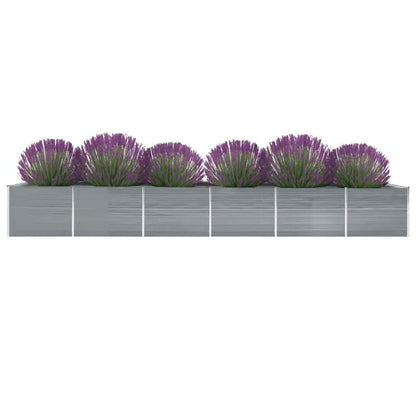 Garten-Hochbeet Verzinkter Stahl 600X80X77 Cm