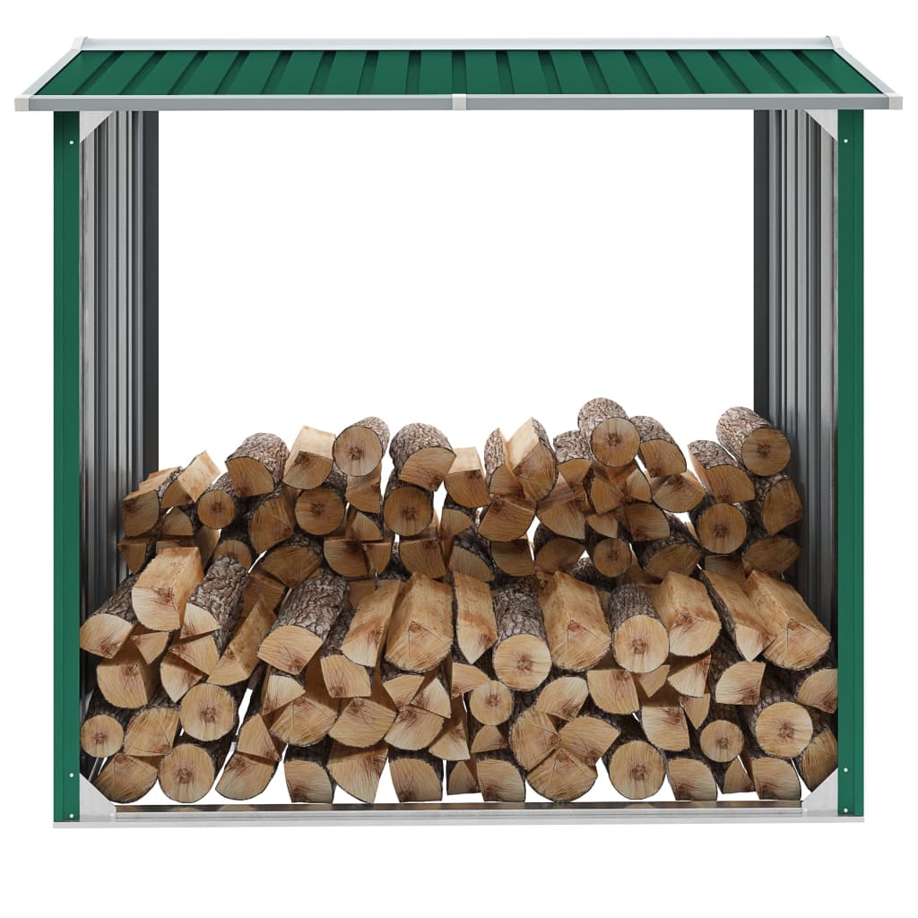 Brennholzlager Verzinkter Stahl 172X91X154 Cm