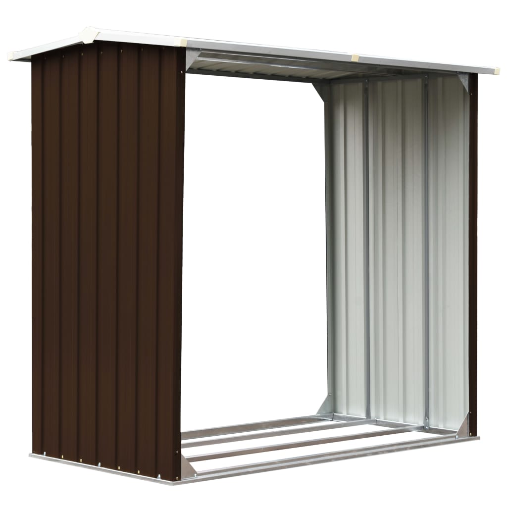 Brennholzlager Verzinkter Stahl 172X91X154 Cm