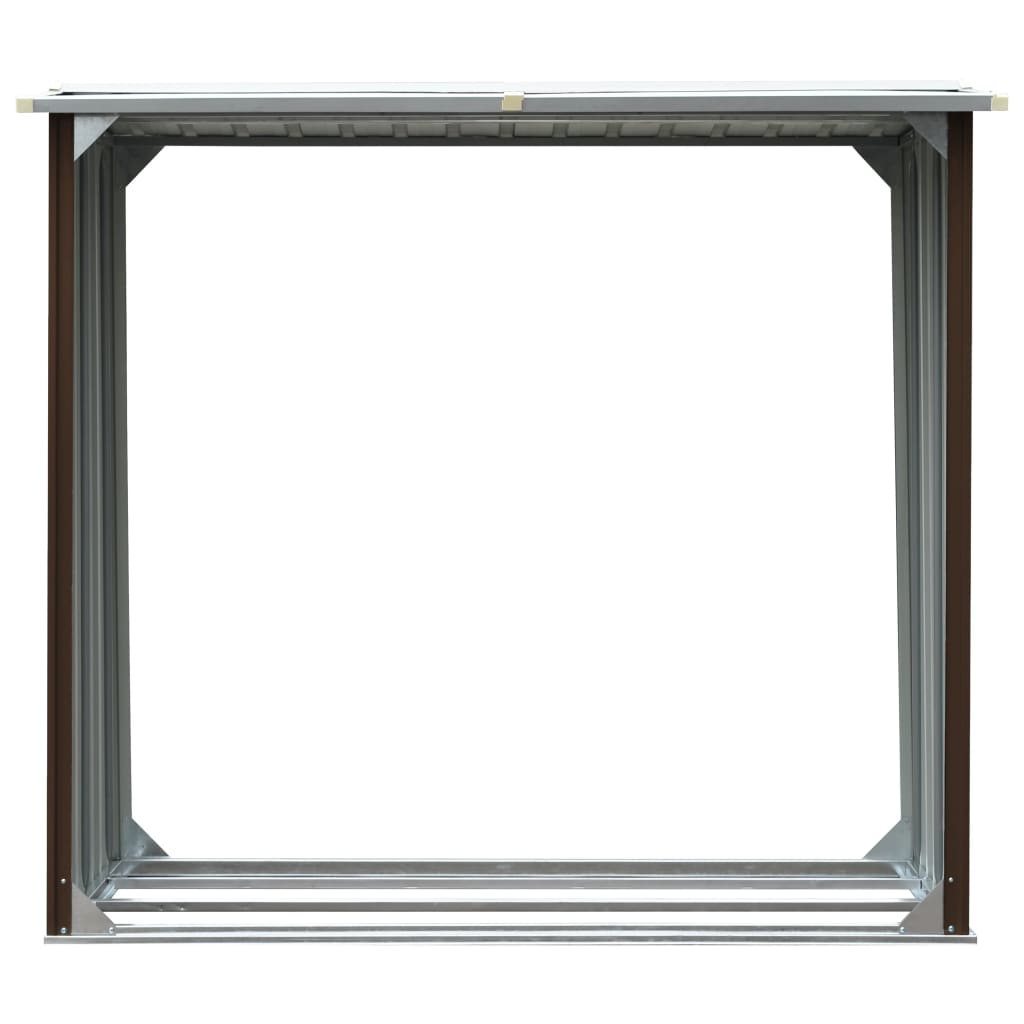 Brennholzlager Verzinkter Stahl 172X91X154 Cm