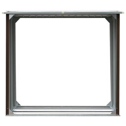 Brennholzlager Verzinkter Stahl 172X91X154 Cm