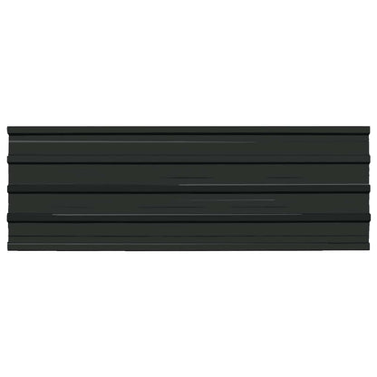 Dachpaneel 12 Pcs 129 X 45 Cm Verzinkter Stahl