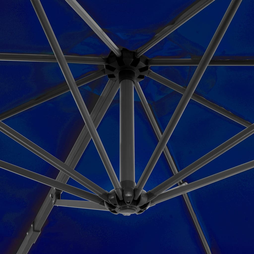 Ampelschirm Mit Aluminium-Mast 300 Cm Azur