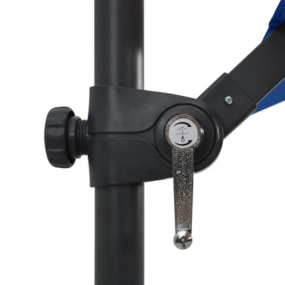 Ampelschirm Mit Led-Beleuchtung Stahl-Mast 250X250 Cm