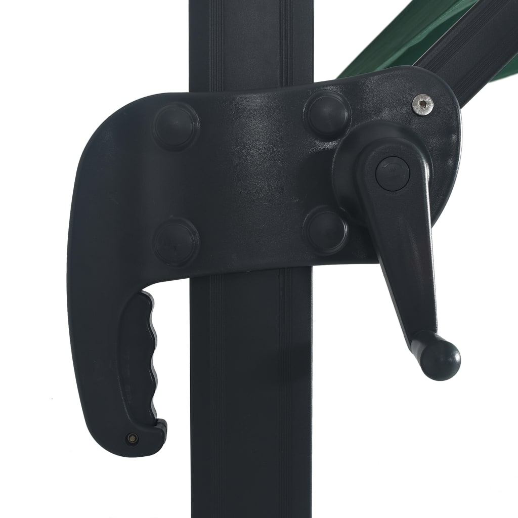 Ampelschirm Mit Led-Beleuchtung Alu-Mast 400X300 Cm