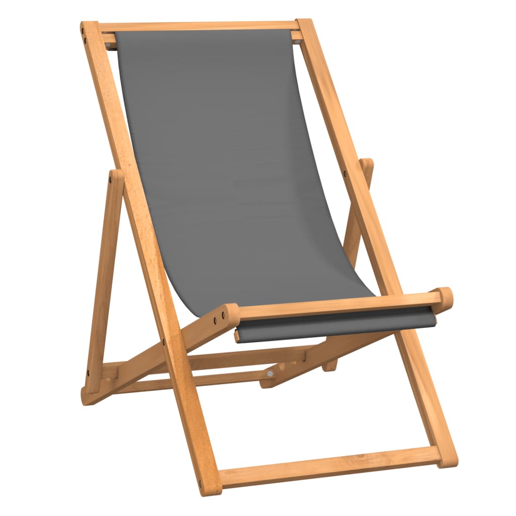 Strandstuhl Klappbar Massivholz Teak