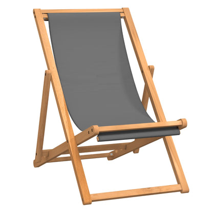 Strandstuhl Klappbar Massivholz Teak