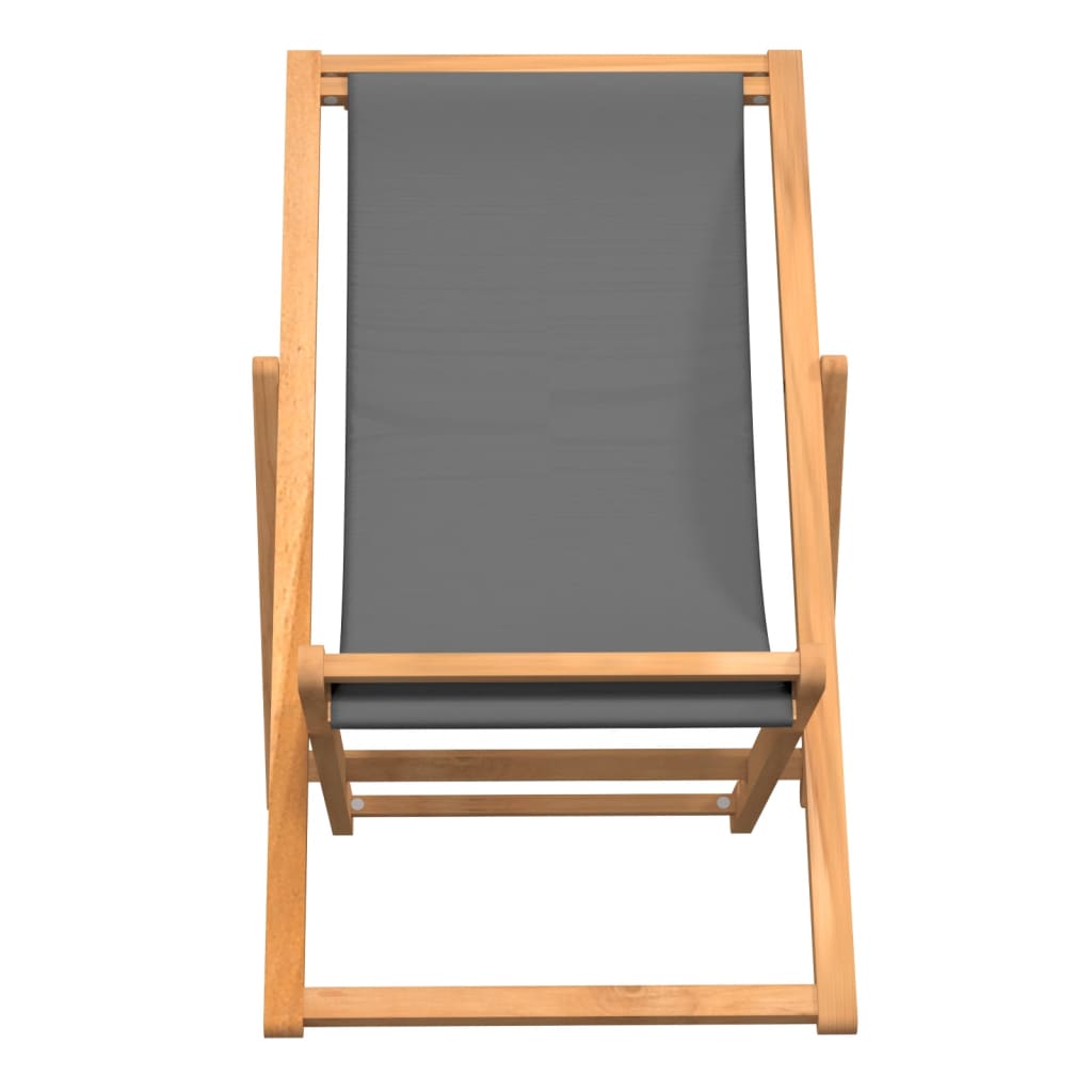 Strandstuhl Klappbar Massivholz Teak