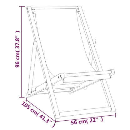 Strandstuhl Klappbar Massivholz Teak