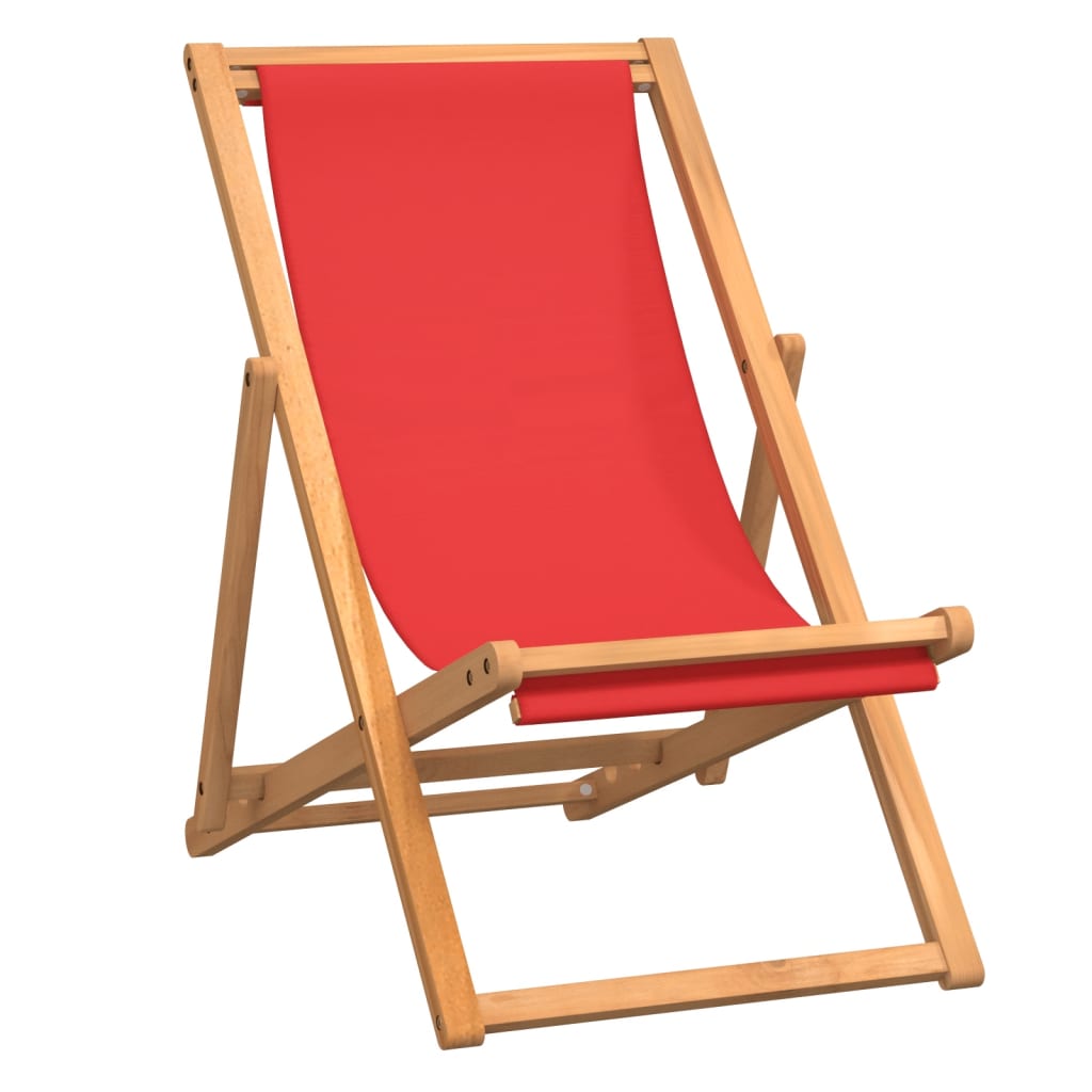 Strandstuhl Klappbar Massivholz Teak