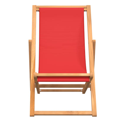 Strandstuhl Klappbar Massivholz Teak