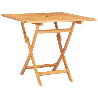 Gartentisch Klappbar 85X85X76 Cm Teak Massivholz