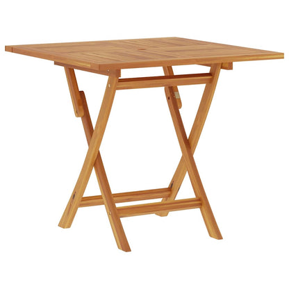 Gartentisch Klappbar 85X85X76 Cm Teak Massivholz