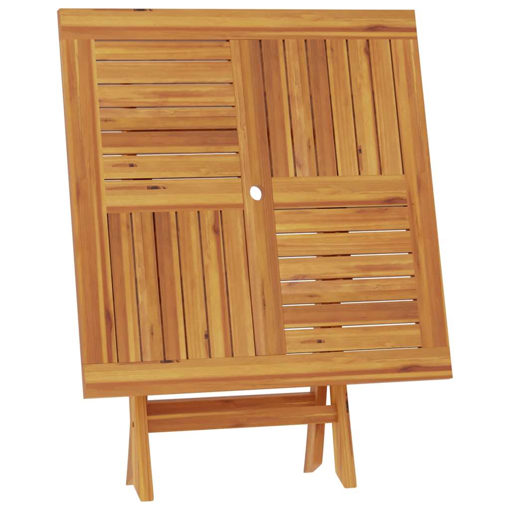 Gartentisch Klappbar 85X85X76 Cm Teak Massivholz