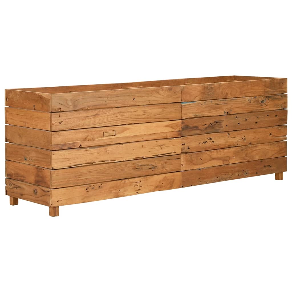 Hochbeet Teak Altholz Und Stahl