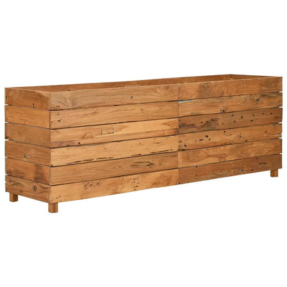 Hochbeet Teak Altholz Und Stahl