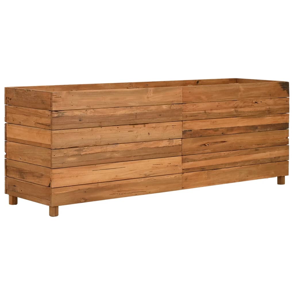Hochbeet Teak Altholz Und Stahl