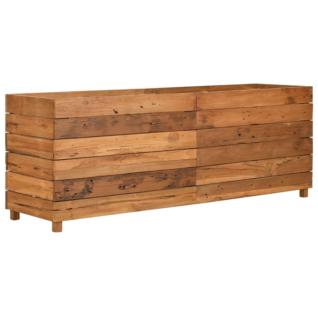 Hochbeet Teak Altholz Und Stahl