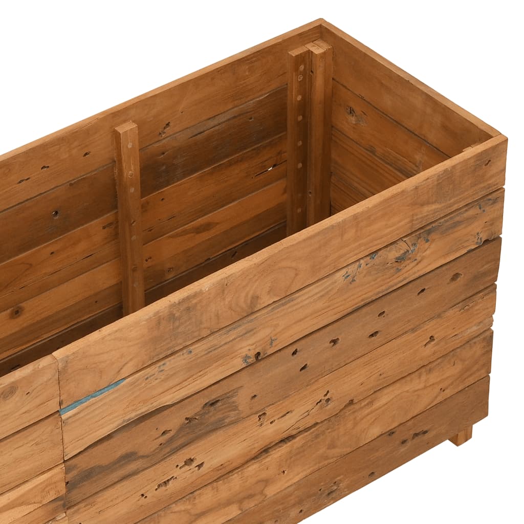 Hochbeet Teak Altholz Und Stahl