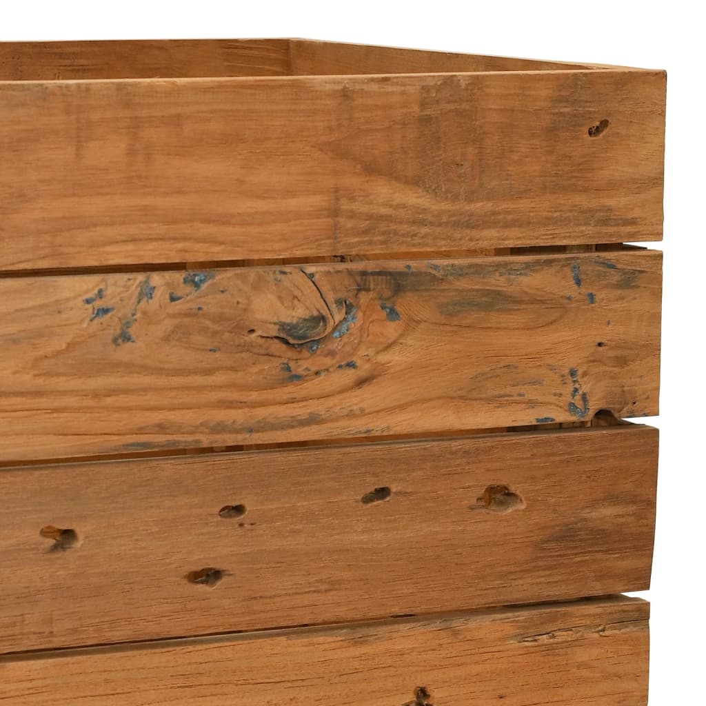Hochbeet Teak Altholz Und Stahl