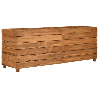 Hochbeet Teak Altholz Und Stahl