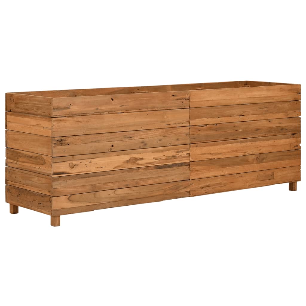 Hochbeet Teak Altholz Und Stahl