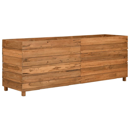 Hochbeet Teak Altholz Und Stahl