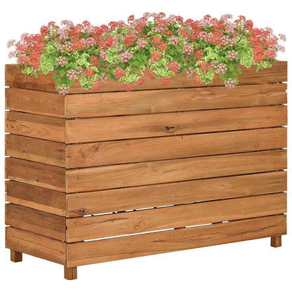 Hochbeet Teak Altholz Und Stahl