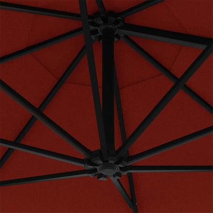 Sonnenschirm Zur Wandmontage Mit Metall-Mast 300 Cm