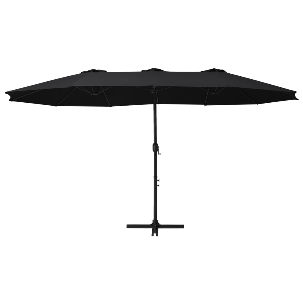 Sonnenschirm Mit Aluminium-Mast 460X270 Cm