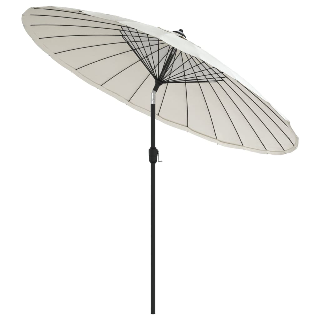 Sonnenschirm Mit Aluminium-Mast 270 Cm Sandweiß