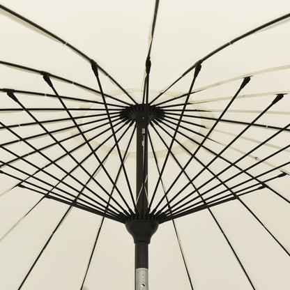Sonnenschirm Mit Aluminium-Mast 270 Cm Sandweiß