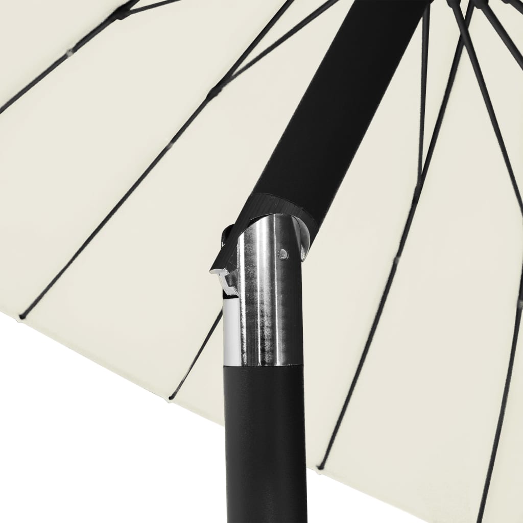 Sonnenschirm Mit Aluminium-Mast 270 Cm Sandweiß