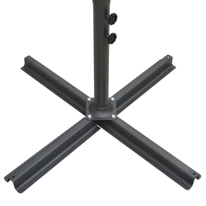 Doppel-Sonnenschirm Mit Stahl-Mast 250X250 Cm