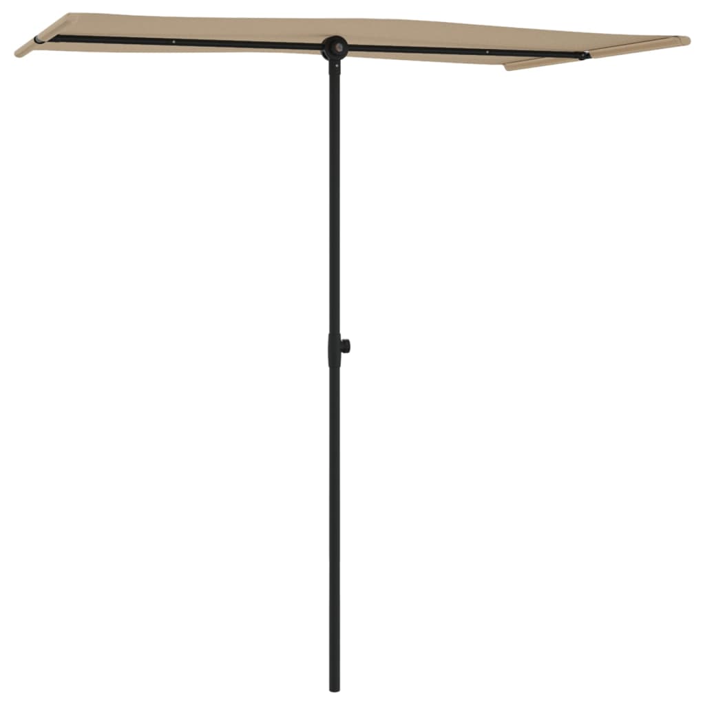 Sonnenschirm Mit Aluminium-Mast 180X110 Cm