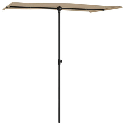 Sonnenschirm Mit Aluminium-Mast 180X110 Cm