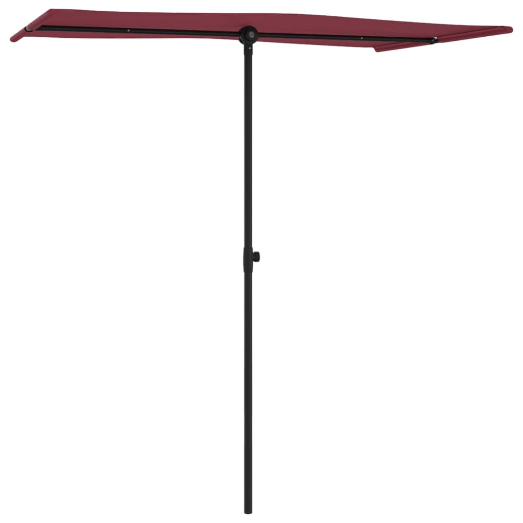 Sonnenschirm Mit Aluminium-Mast 180X110 Cm