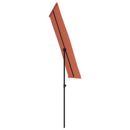 Sonnenschirm Mit Aluminium-Mast 180X110 Cm