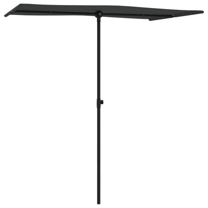 Sonnenschirm Mit Aluminium-Mast 180X110 Cm
