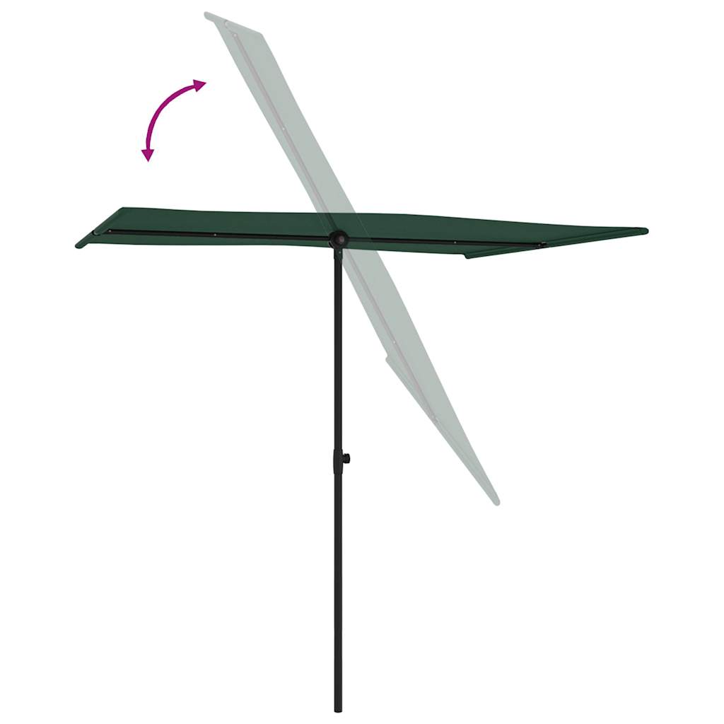Sonnenschirm Mit Aluminium-Mast 2X1,5 M