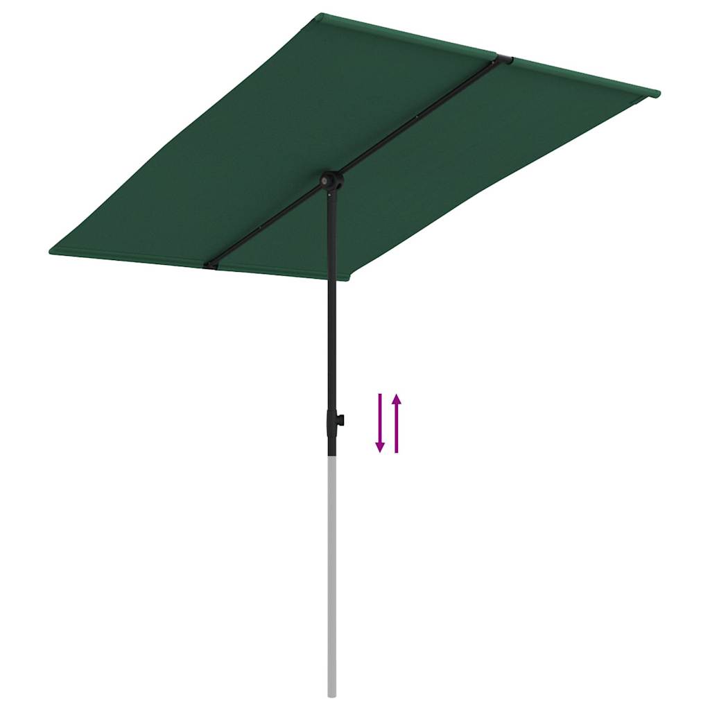 Sonnenschirm Mit Aluminium-Mast 2X1,5 M