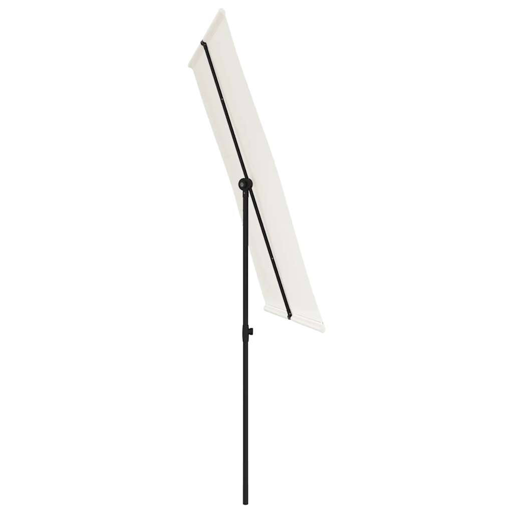 Sonnenschirm Mit Aluminium-Mast 2X1,5 M Sandweiß
